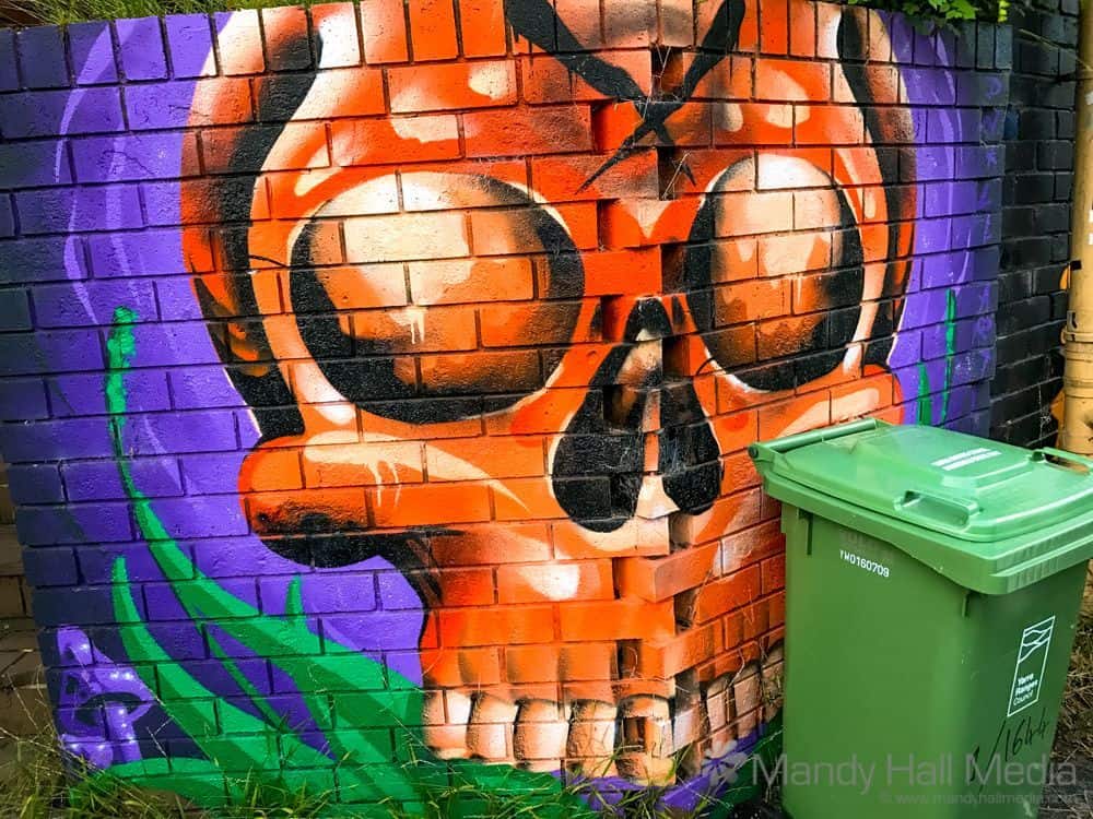 Skull wall