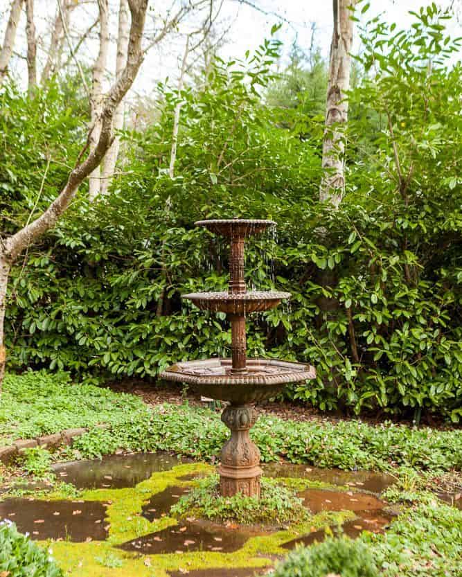 Fountain in the garden