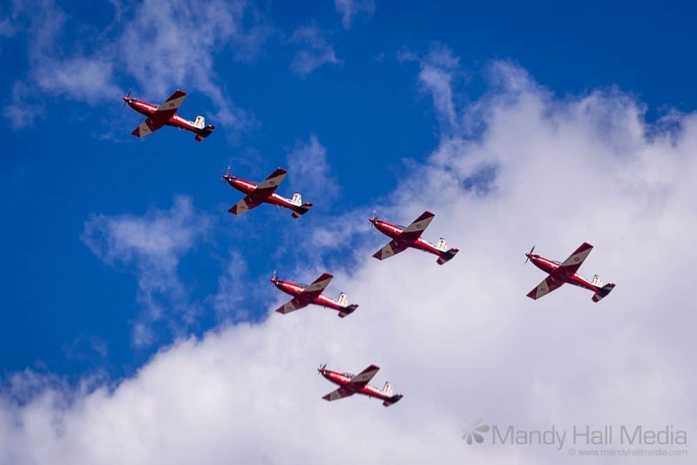 The Roulettes in flight