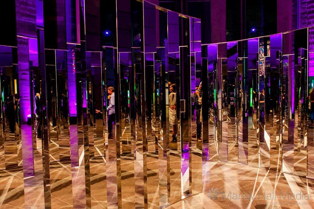 Mirror maze at the National Gallery of Victoria