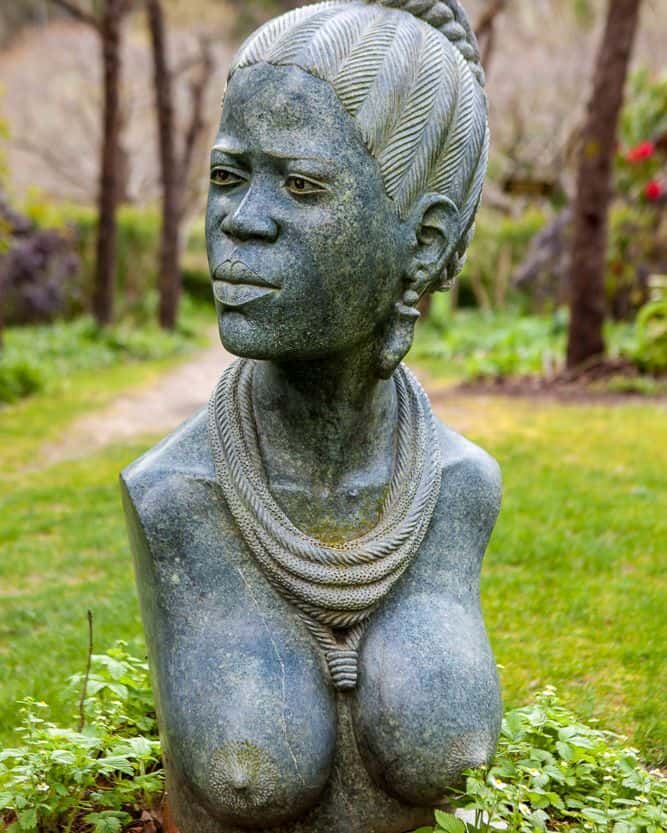 Sculpture in the garden