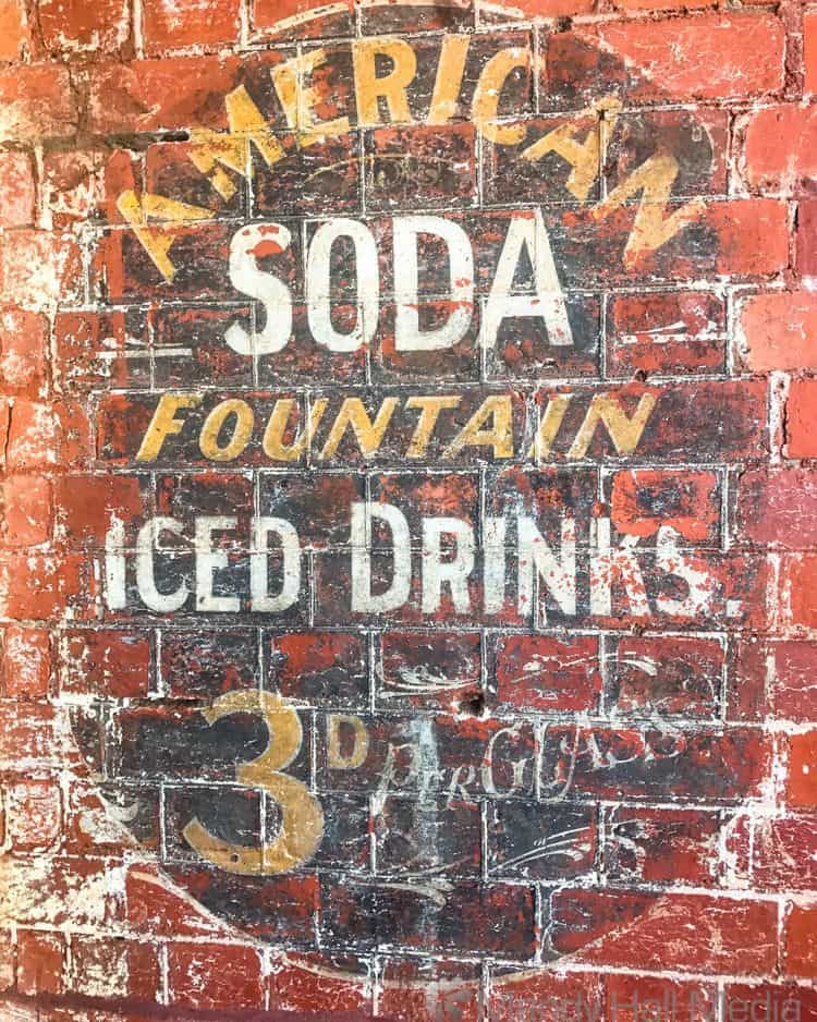 Old soda sign