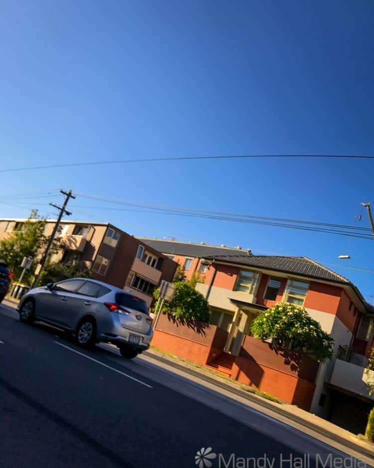 Accidental photo of a very blue sky