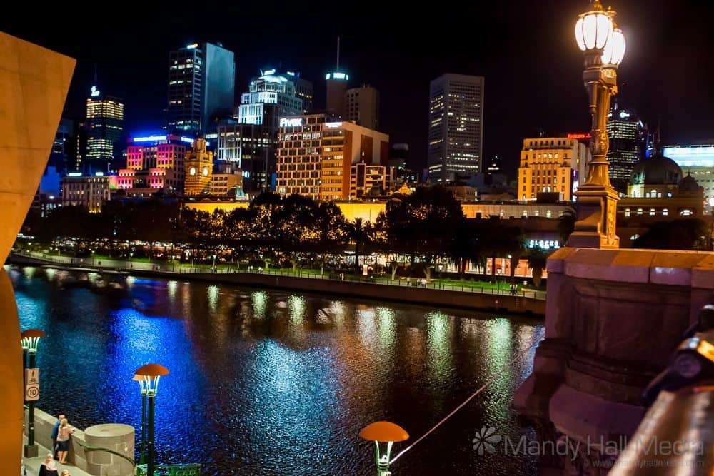 Looking out over the Yarra River