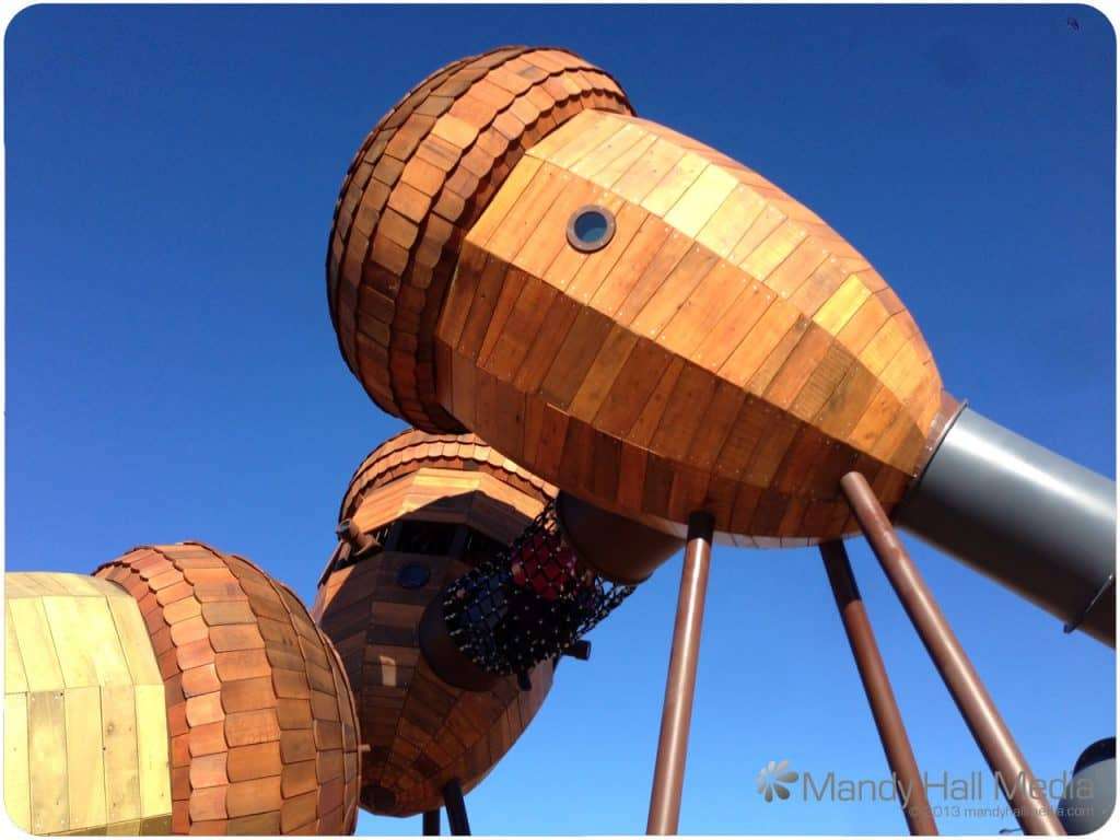 Children’s playground at the Canberra Arboretum
