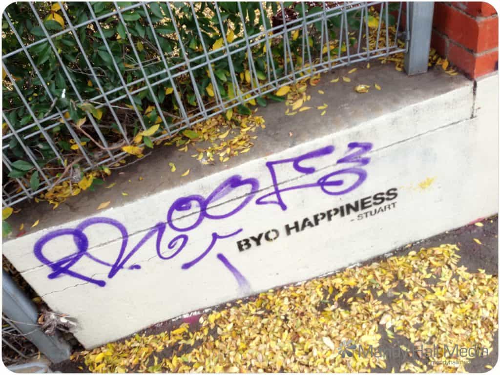 BYO happiness. I wonder who Stuart is?