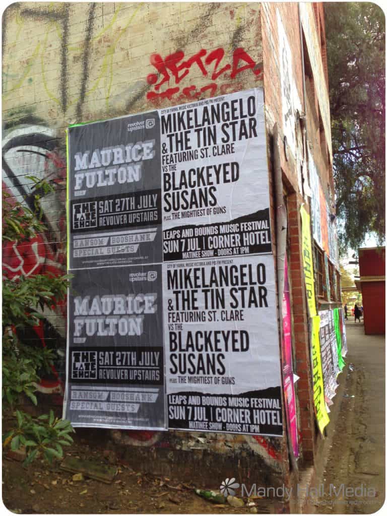 End of an era. Poster for the Tin Star’s final gig.