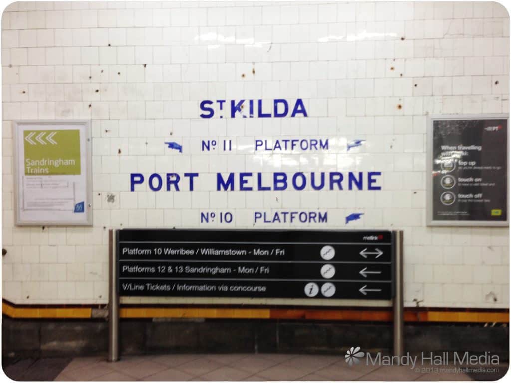 Under Flinders Street Station