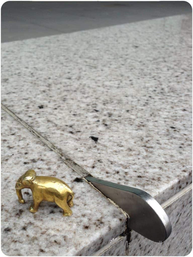 Elephant on marble
