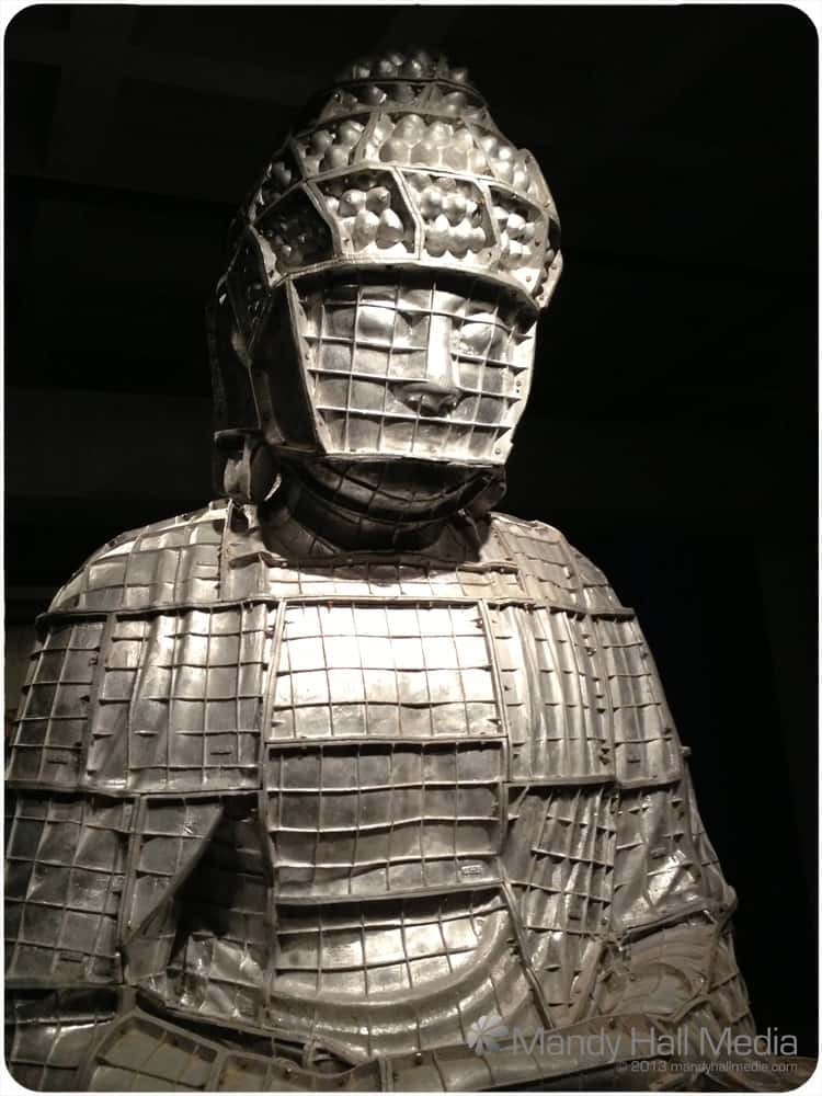 Buddha at Mona in Tasmania made of the ashes of burnt incense. It’s almost a story high. It’s lovely.