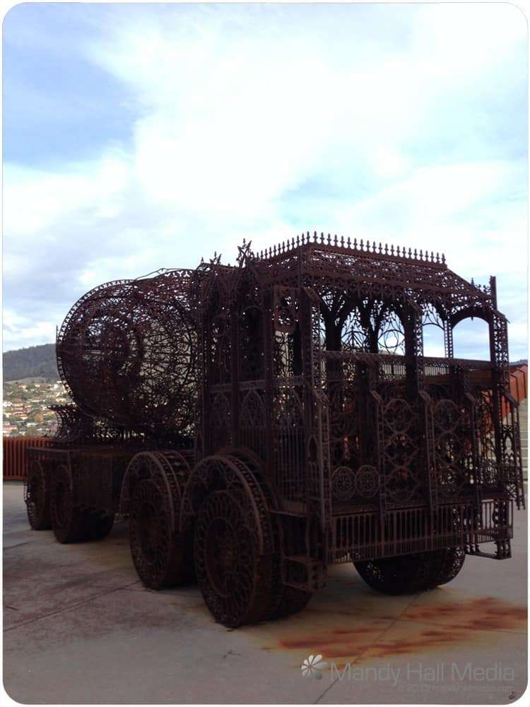 Iron lace truck at Mona