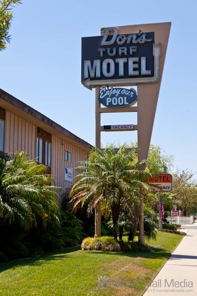 Don’s Turf Motel in SoCal. Fantastic place – cheap, very clean and lovely owners.