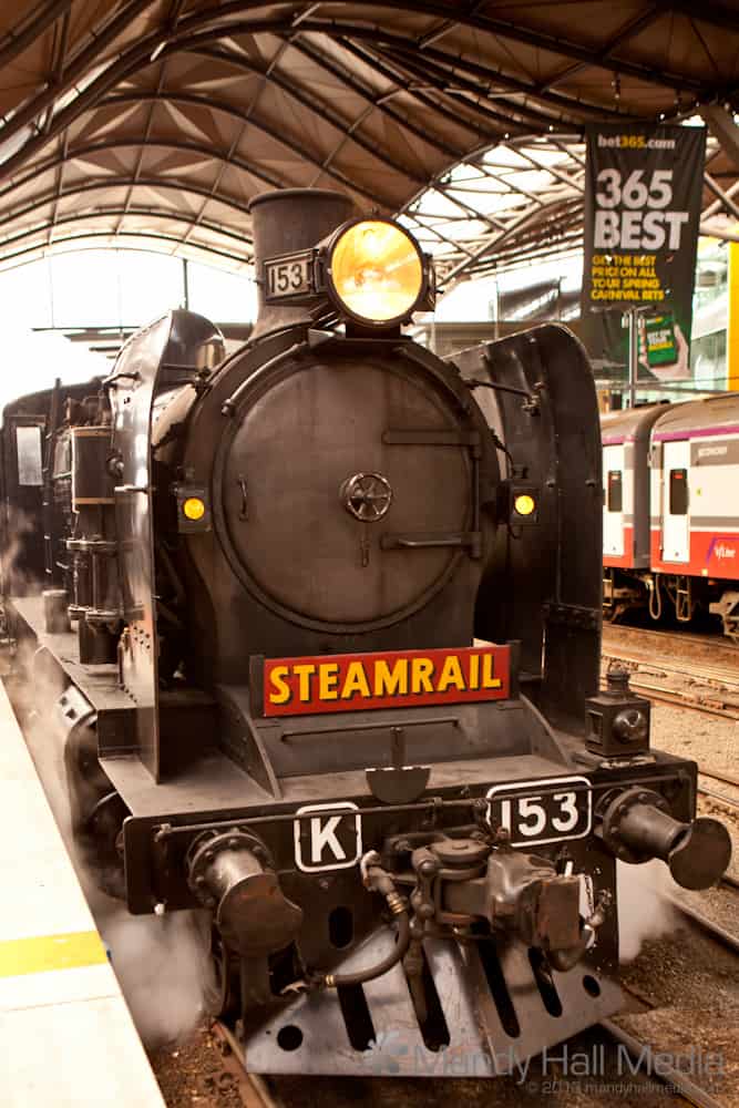 Steam train from Southern Cross, Melbourne to Geelong