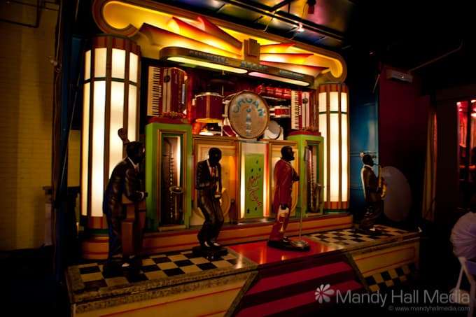American diner musical organ at Fairground Follies, Antique Mechanical Music Museum.