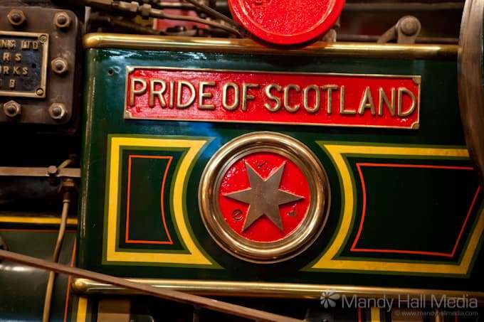 Steam engine at Fairground Follies, Antique Mechanical Music Museum.