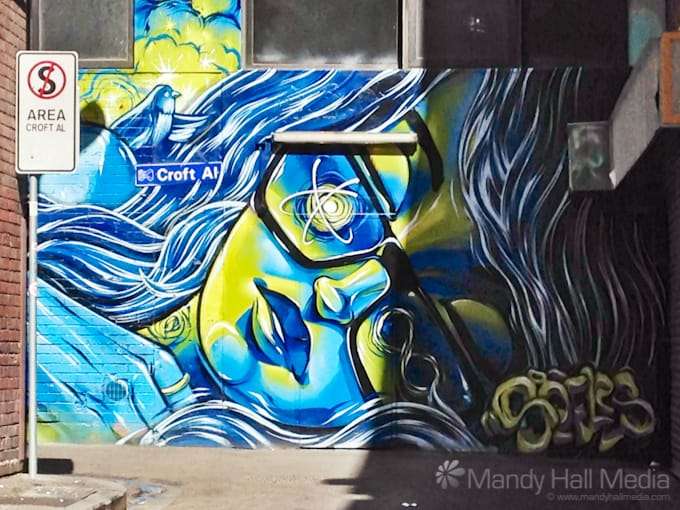 Street art in central Melbourne