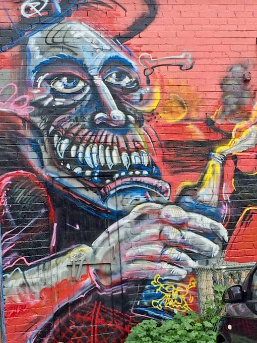 Creepy wall guy