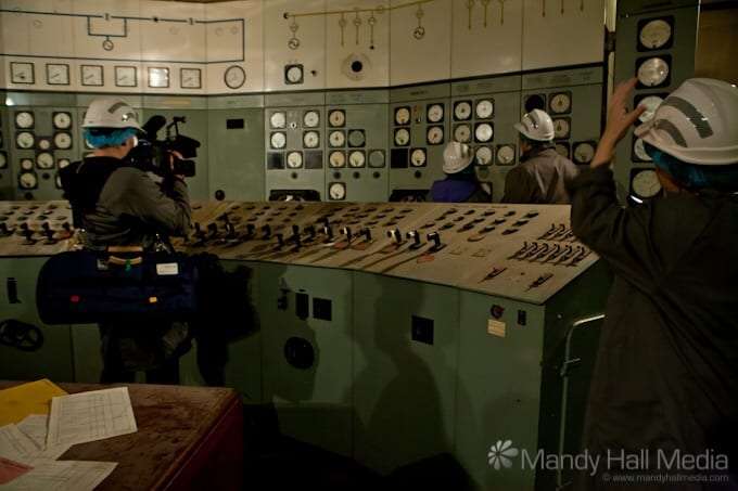 The old control room at CitiPower J Substation in Spencer St in Melbourne.