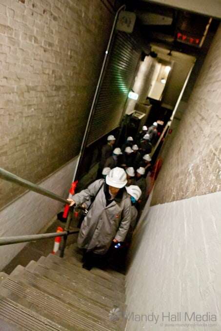 Spooky hallways in CitiPower J Substation