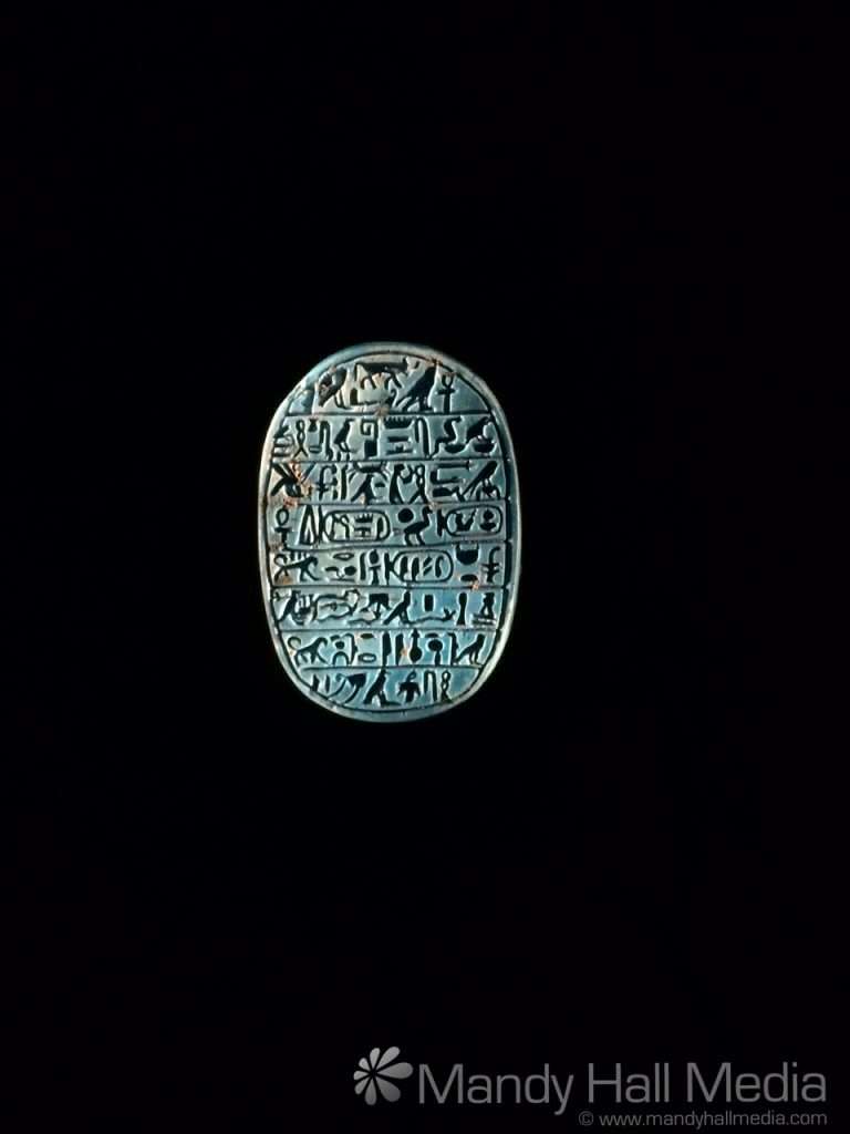 Egyptian Scarabs at MONA in Hobart