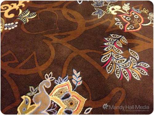 Casino carpet. Good for hiding money.