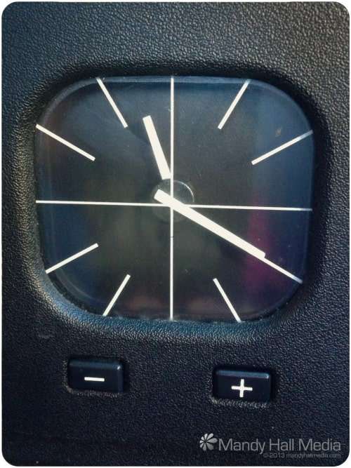 Old BMW clock