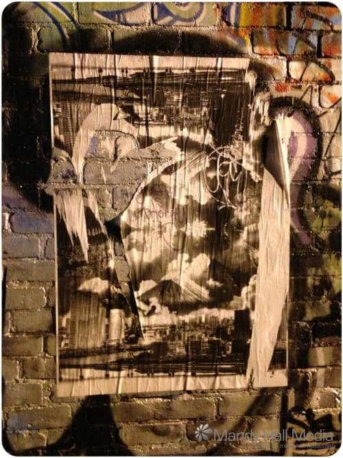 Another paste up. I like the way they evolve over time. I think it adds to the art.