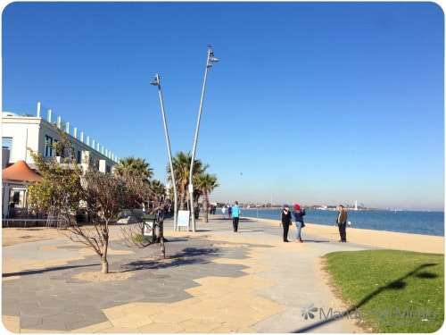 Beautiful day at St Kilda Beach