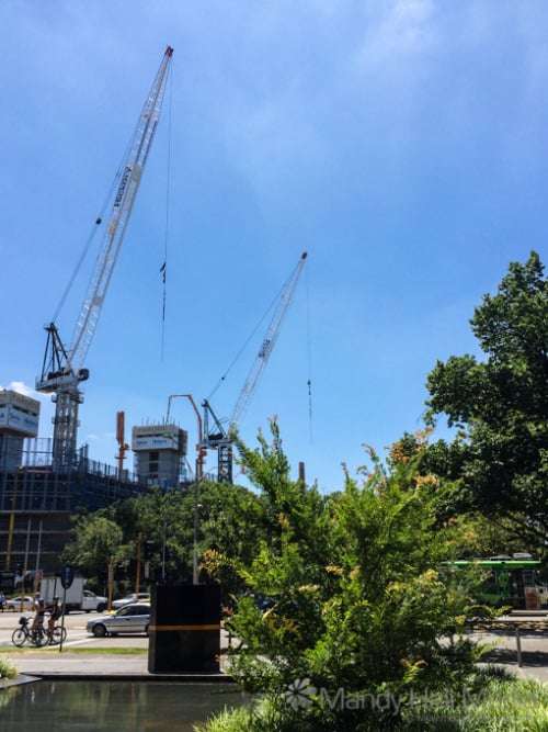 Construction on St Kilda road