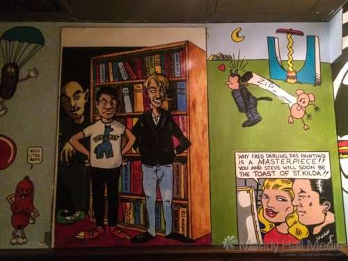 Fred Negro murals in the Prince of Wales