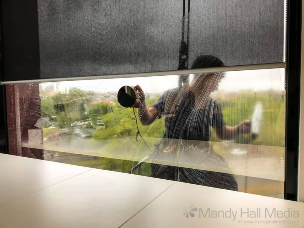 Window washing day
