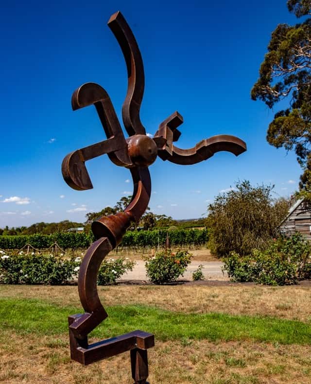 Jock Clutterbuck ‘ Wiswas Emblem ‘ at Art in the Vines at Hanging Rock Winery
