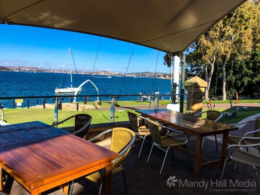 Looking out over Sydney Harbour from Kirribilli