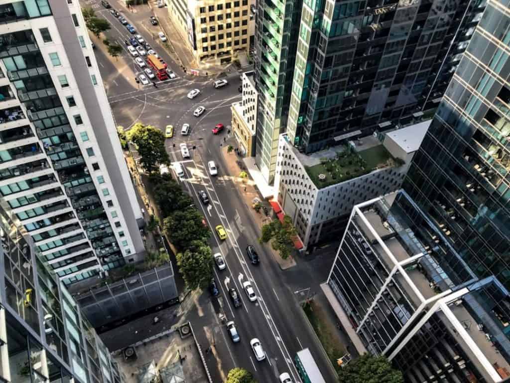 Melbourne from above