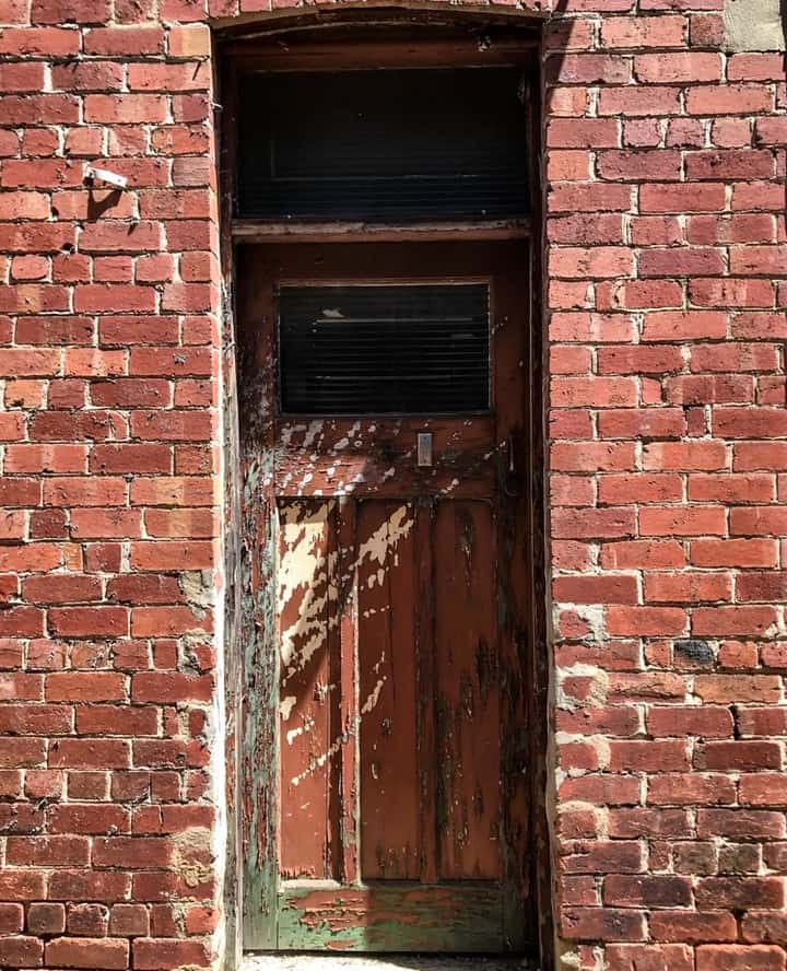 Old brick doorway
