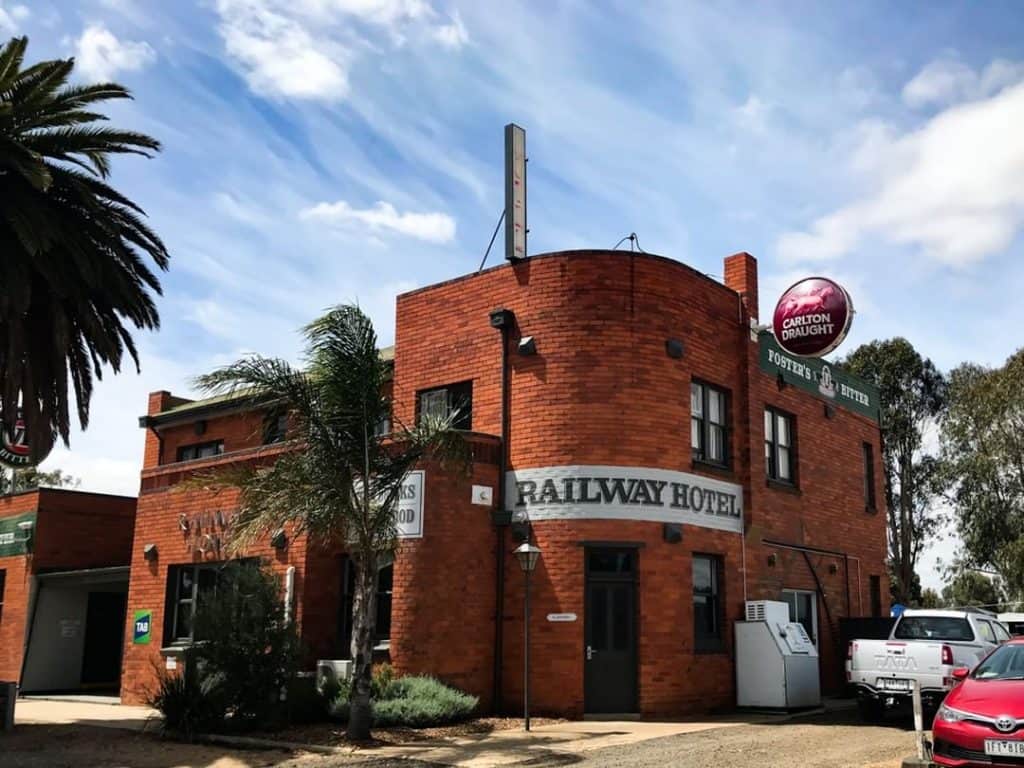 The Railway Hotel in Murchison East