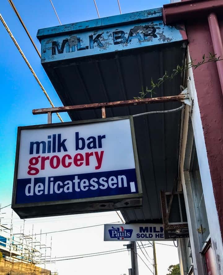 Old milk bar