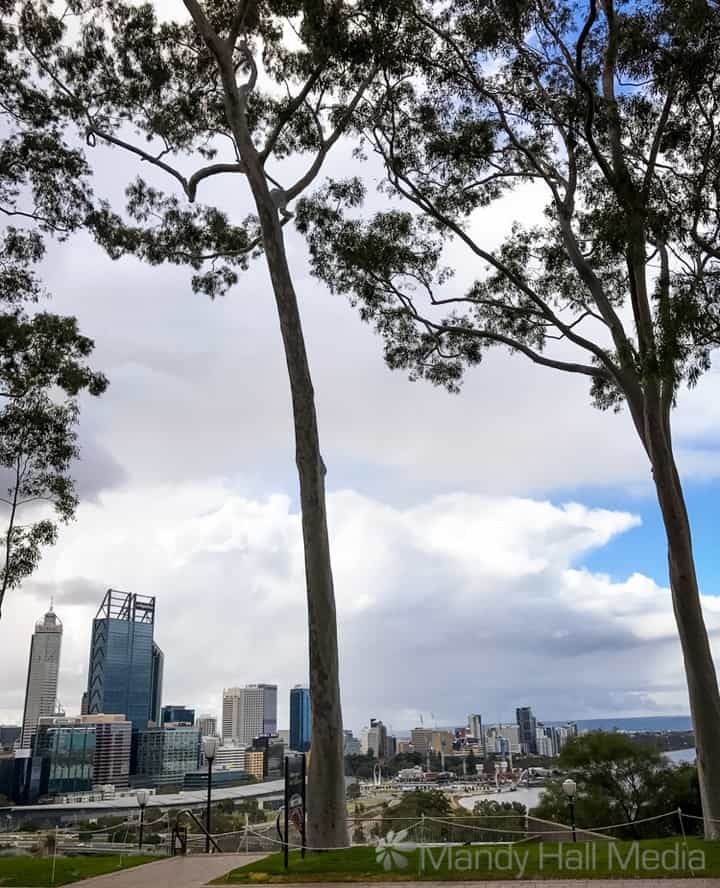 Looking out over Perth