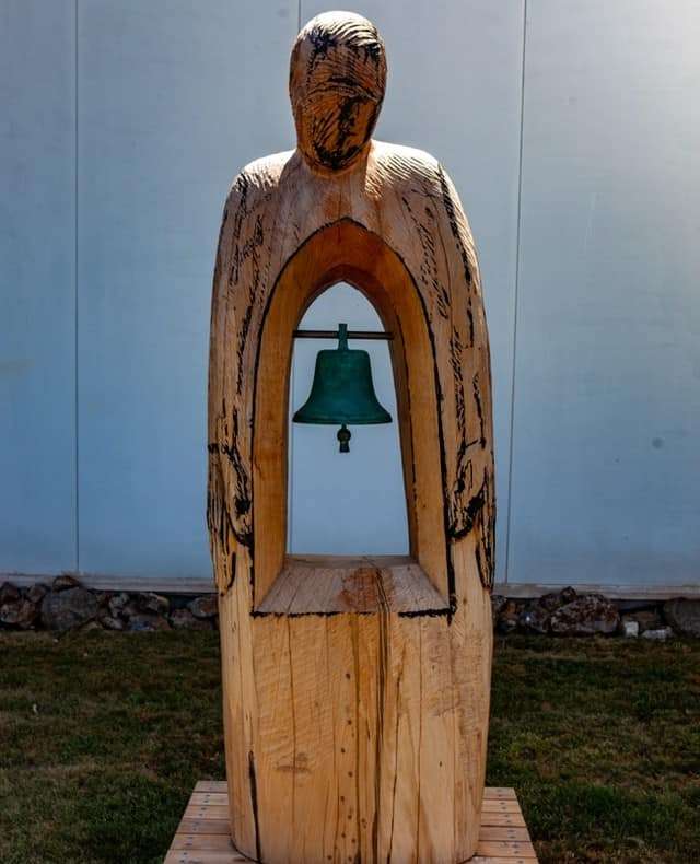 “Ring the Bell” by Phillip Cooper at Art in the Vines at Hanging Rock Winery