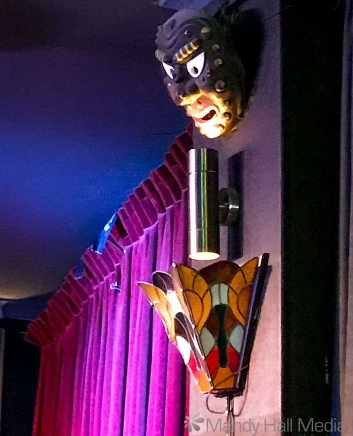 Mask on the wall