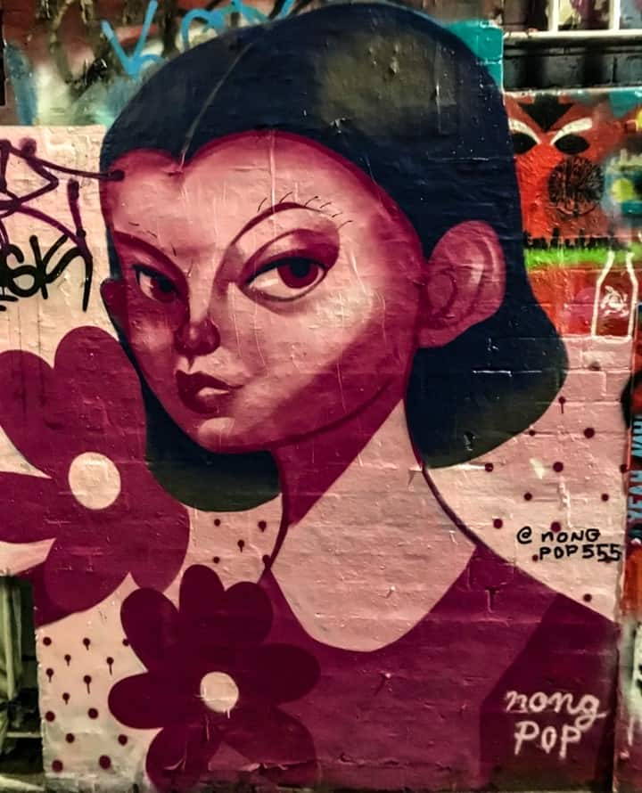 Girl on the wall