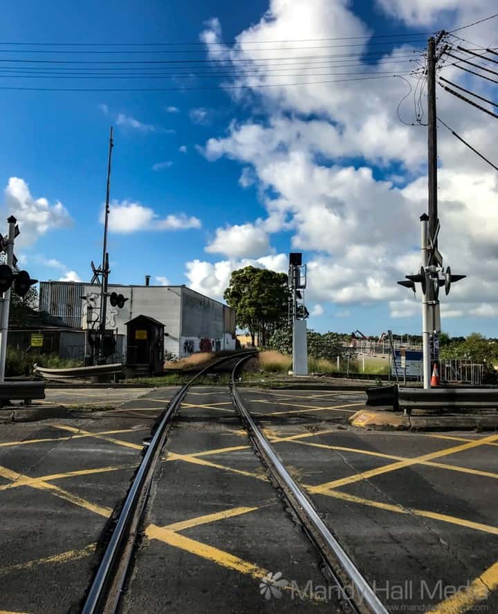 Train line in Kingsford