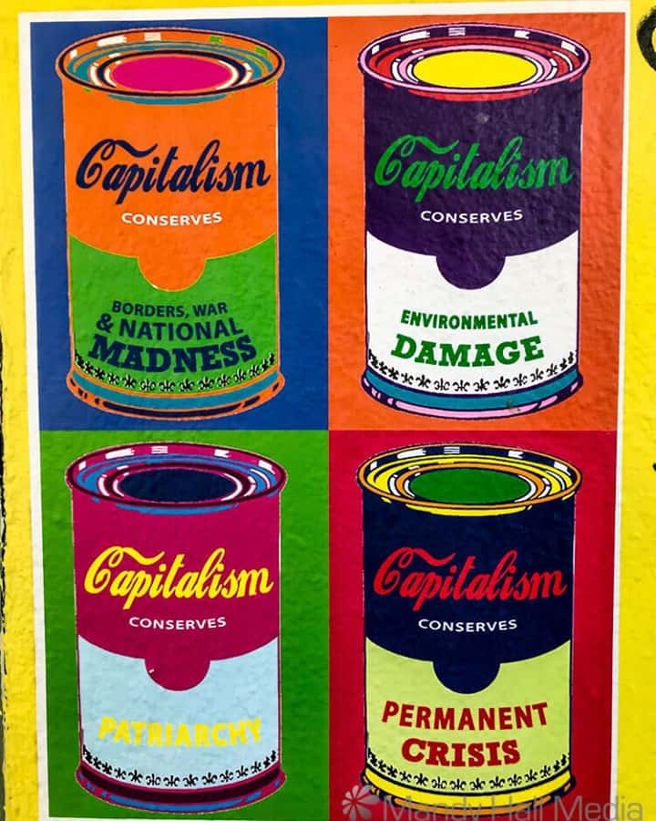 Capitalism paste up